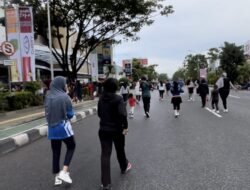 CFD Mulai Dibuka, Warga Pontianak Semringah Berolahraga