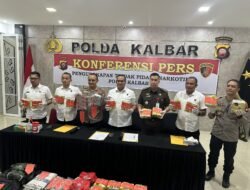 Ditresnarkoba Polda Kalbar Amankan 18.9 Kilogram Narkotika Jenis Sabu